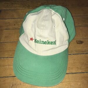 Heineken 2005 US Open Tennis Hat Strap back OSFA Green Hat‎